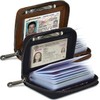 2 Cartera Tarjetero Hombre con Bloqueo RFID, Porta Tarjetas de