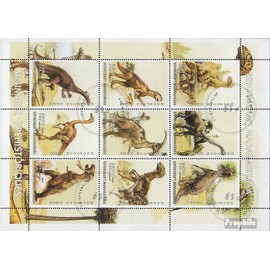 Madagascar 19991P1 Sheetlet (complete.issue.) 1999 Prehistoric Animals (Stamps for collectors) Amphibians / reptiles / dinosaurs