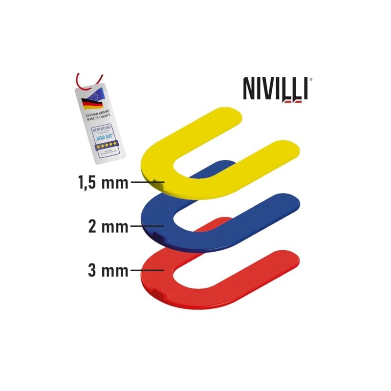 Nivilli Spacer Joint Spacers 3 mm U-Shape, Pack of 100,