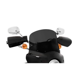 Memphis Shades MEP86710 Windshield for Road Warrior Fairing - 11in. - Dark Black Smoke
