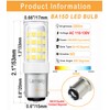 Lamsky (4-Pack) BA15D LED Double Contact Bayonet Base Sewing Machine