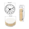 PATIKIL 3.1" 80mm Quartz Clock Insert, Round Quartz Movement Miniature