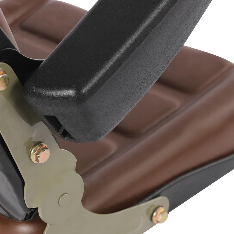 LS-01 Universal Tractor Seat W/Armrest Adjustable Backrest±50°For Dumper Forklift Mower