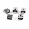 uxcell Mini USB Type B Female Socket 5-Pin Right Angle