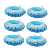 KONTONTY 6pcs Inflatable Floating Cup Holders Creative Beach Drink Holders