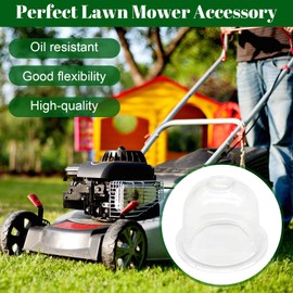 Pack of 12 Primer Pump, Fuel Pump, Carburettor Primer Piston, Primer Bulb Carburettor Oil, for Mower Blower, Strimmer, Trimmer, Chainsaw, Cutter, Hedge, Transparent