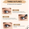 2pcs Dual Tattoo Liquid Delineador De Ojos De Larga Duración