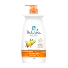 Shokubutsu Clean Fresh Body Wash Orange Zest 900g