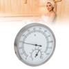 2 In-1 Stainless Steel Steam Room Sauna Room Thermometer Hygrometer