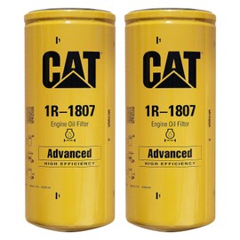 Caterpillar 1R-1807 Advanced High Efficiency Oil Filter (Pack of 2)
