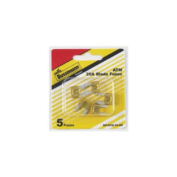 Bussmann ATM 20A Blade Fuses (BP/ATM-20-RP)