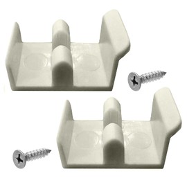 KP Kool Products - 1-5/8" Jamb Guide for Glass Shower Door Jamb Guide Used for Side or Bottom Replacement Not fits to All Rail-Rollers-Door, Please Refer Images 3 and 4 for Dimensions