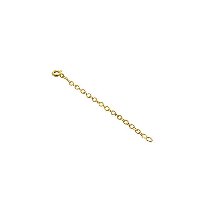 jewellerybox Gold Plated Sterling Silver Belcher Extender 4 Inches With