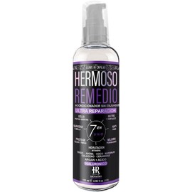 HR HERMOSO REMEDIO – Leave‑In Capilar Reparador 120 ml Acondicionador sin Enjuague, Sin Sulfatos, Parabenos, Sal ni Siliconas Repara Cabello Dañado, Hidrata, Protege Color y Controla Frizz