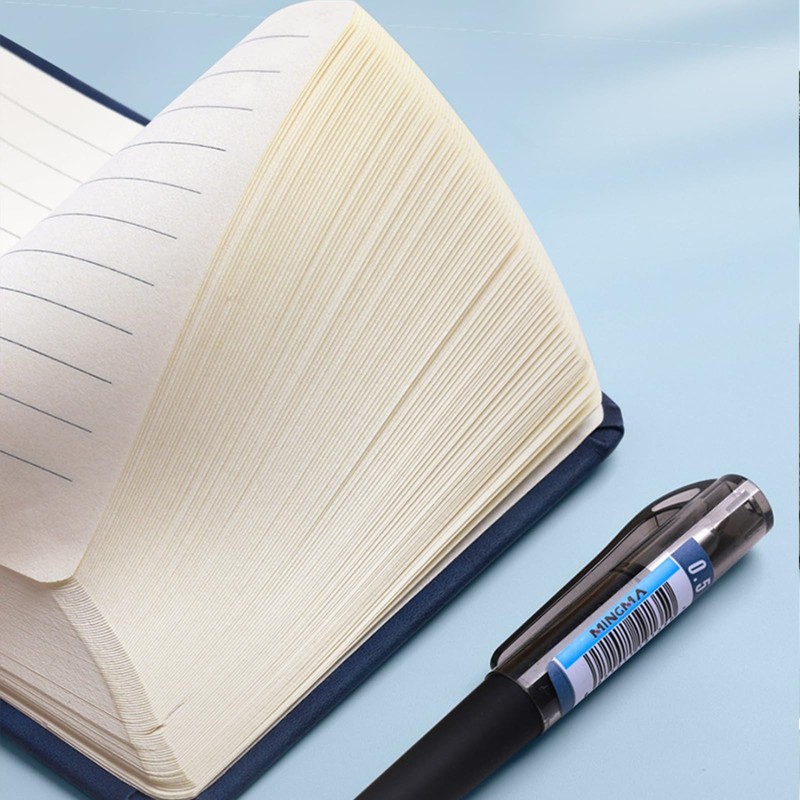 Gorofit 4 Pack Pocket Small Notebook, 800 Lined Pages Hardcover