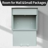 Wall Mount Mailbox for House Outside, Anti-Theft Locking Mailbox, Weatherproof