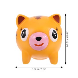 Fun Dog Pressure Toy， Toystongue Games Latex Play Reliever Vent Orange Squeeze Teenagers Ball Decoration Plaything Kids Class Out Toy, Talking Children Adorable