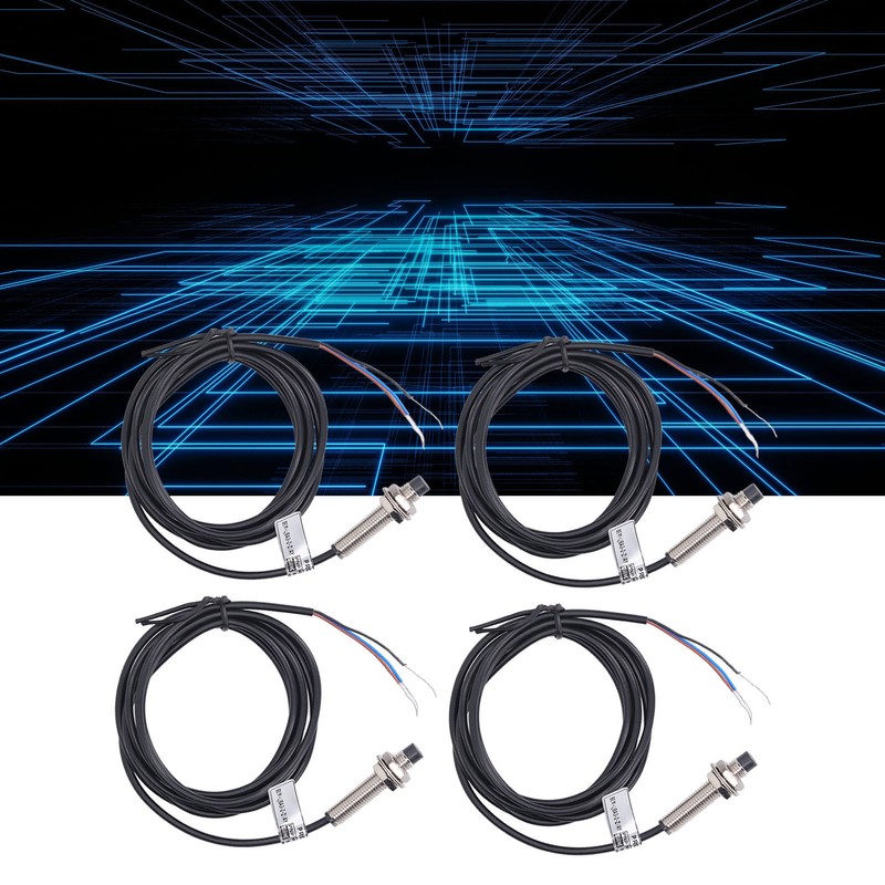 4 Set Proximity Switch 8mm Dia PNP 3 Wire Normally