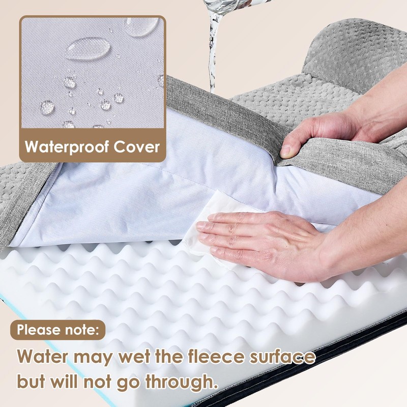 EHEYCIGA Orthopedic Dog Bed Medium Size Dogs, Memory Foam Dog