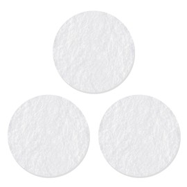 Julie Wang 100PCS 22mm Round Aromatherapy Refill Pads Electric Humidifier Diffuser Refill Pads Scented Oil Pads for Scent Ball Plug-in Diffuser White