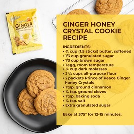Prince of Peace Instant Ginger Honey Crystals, 2 Packs of 10 Sachets – Instant Hot or Cold Beverage – Easy to Brew Ginger and Honey Crystals