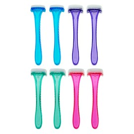 Paquete económico de 8 piezas de maquinilla de afeitar de bikini – Maquinillas de afeitar de 3.5 pulgadas con cubiertas protectoras | Práctica herrami