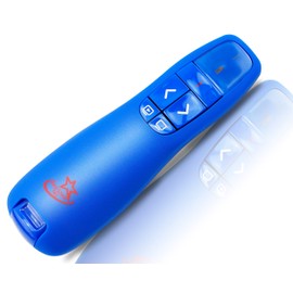 Red Star Tec Wireless Powerpoint and Keynote Presentation Remote Clicker PR-819 (Blue, 1 Pack)