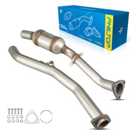 PHILTOP 55673 Rear Catalytic Converter w/Heat Shield Compatible with Subaru, 2011-2018 Forester, 2012-2016 Impreza/XV Crosstrek/Crosstrek, 2.0/2.5L Naturally Aspirated (EPA Compliant)