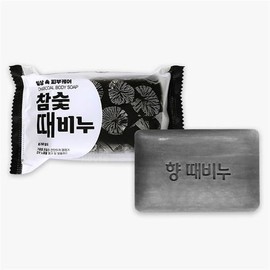 KT Charcoal Scrub Soap for Removing Impurities / 케이티 참숯때비누 노폐물제거