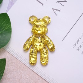 Worry Bear, Pocket Bear Hug, Anxiety Gifts for Men Women, Anxiety Relief Gifts, Mental Health Positivity Gift for Anxious Friend, Back to School Reminder of Comfort, Gold