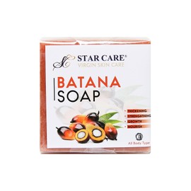 STAR CARE Batana Soap 3.5oz (100g) – Natural Moisturizing Bar with Pure Batana Oil – For Hair Growth, Skin Hydration & Anti-Aging – Organic Soap for All Skin Types