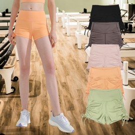 HL] Peach Yoga Pilates and Pole Wear Bottoms 04.Brown/S