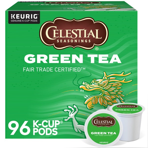 Celestial Seasonings Green Tea, Single-Serve Keurig K-Cup Pods, 24 Count