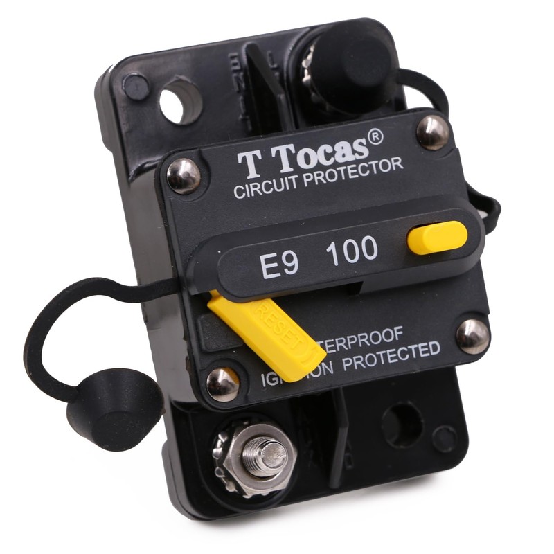 T Tocas Hi- Amp 100A Car Circuit Breaker with Manual