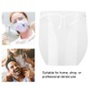 MUNEFE Transparent Face Mask, Dental Protective Face Mask, Removable Face