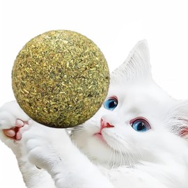 happylain 2 inches Diameter Catnip Ball - Catnip Balls for Cats, Interactive Cat Toy for Indoor Cats, Cat Nip Licking Balls