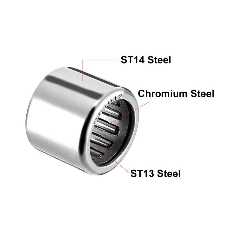 sourcing map HK1012 Drawn Shells Needle Bearings 10 mm Bore