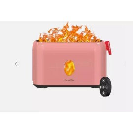Unbranded Desk Humidifier with Flame Night Light,200ML  remote control pink oil diffuser