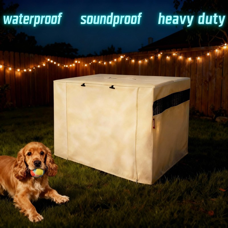HiCaptain Dog Crate Cover 36.0" L x 23.0" W x