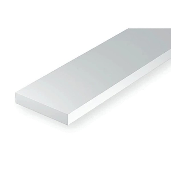 Evergreen Styrene Strip 0.40 x 1.0mm (.015 x 0.040")