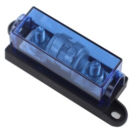 JIAKUPA 400 Amp Class T Fuse with Block, Operating 500V DC, 400A IR 10KA Fuse ANL Block for Inverters, ATV, RV, Boat, Cars, Truck, Car Stereos Systems