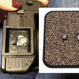 LT Easiyl 1 x 42 mm Camera Tripod Quick Release Plate Tripod Head Screw Adapter Mount Compatible with Ambico V-0554 Compatible with Promaster 6100 6160 7100 FW29T