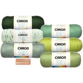 Caron Simply Soft Yarn Assortment (Greenery)