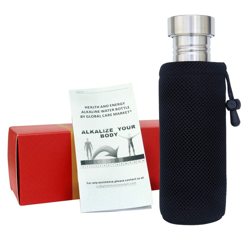 Global Care Market Alkaline Water Bottle, Big Nano Energy Water