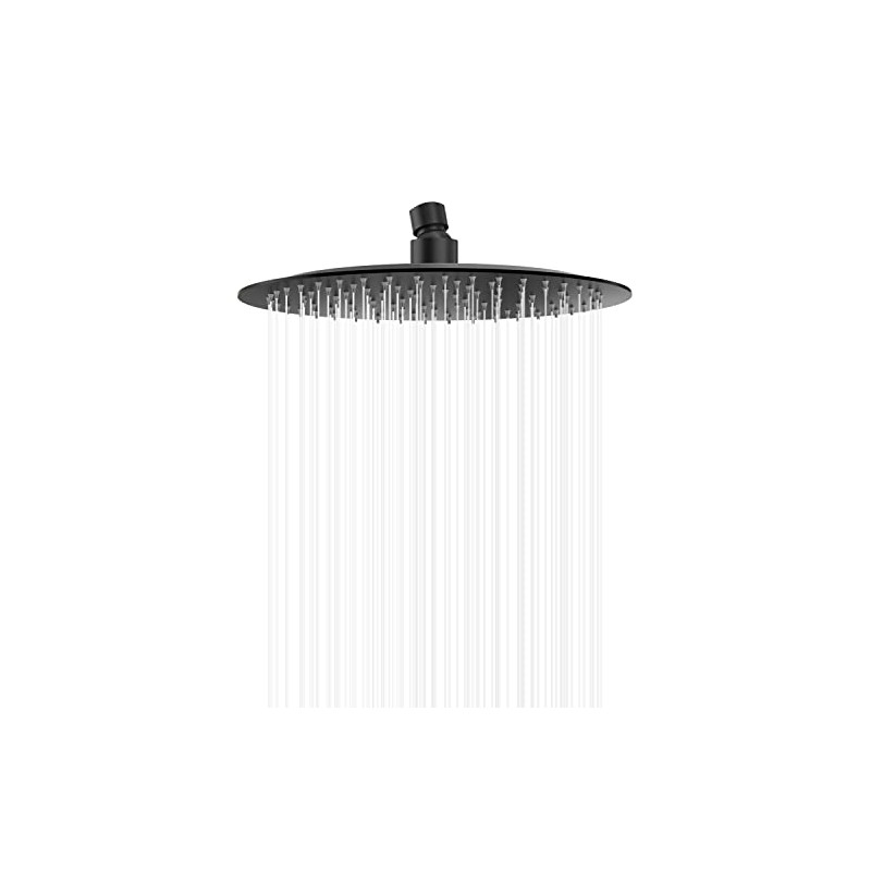 Gabrylly 12 Inch Rain Shower Head, Stainless Steel Rainfall Shower