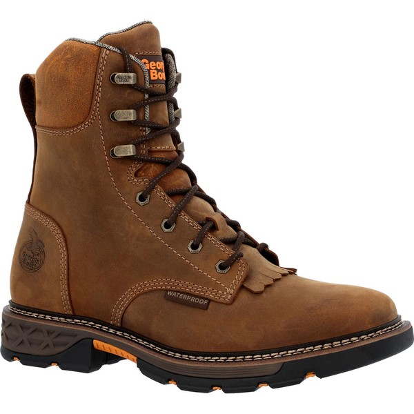 Georgia Boot Men's CARBO-TEC FLX Construction Boot, BROWN, 10.5