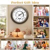 Illuminated Large Metal Outdoor Clocks Waterproof 18 Inches With AI