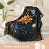 Shesyuki Boho Throw Blanket Reversible Cotton Bohemian Tapestry Hippie Room