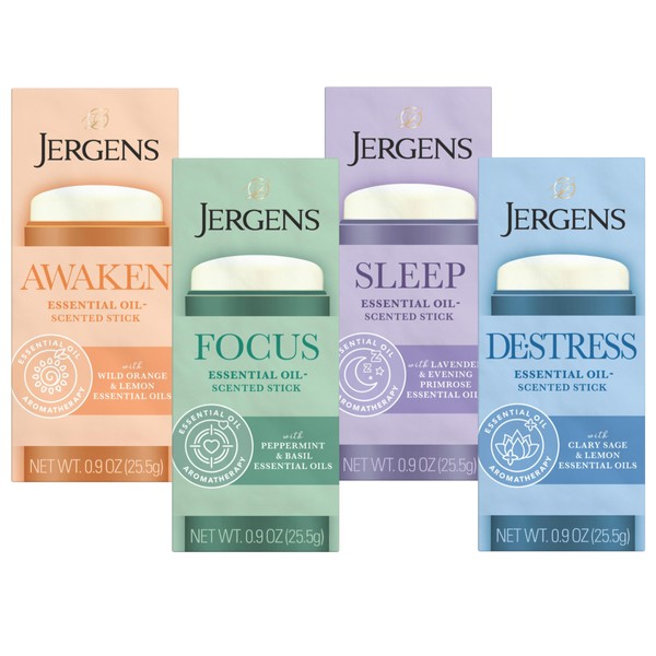 Jergens Jergens Essential Oil Travel Size Sticks Set, Aromatherapy for