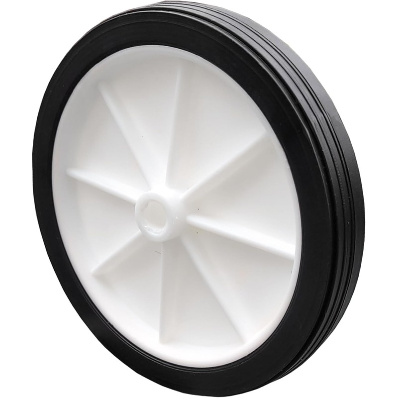 Utility Wheel with Black Rubber Tyre, 100mm Diameter for Air